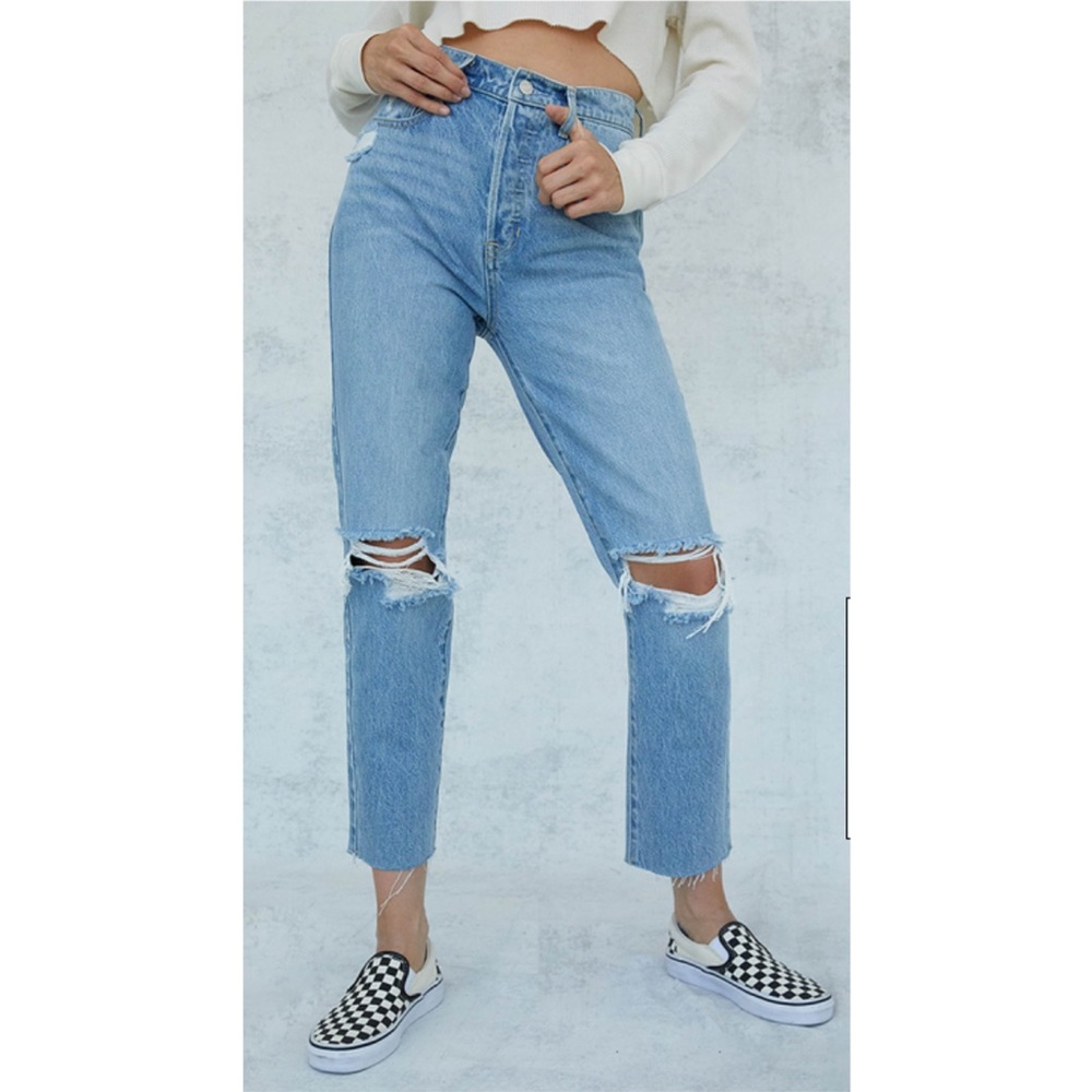 PACSUN Light Ultra High Waisted Slim Fit Jeans